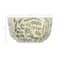 Hello Honey® White Hand Stamped & Embossed Green Pattern Stoneware Bowl Set